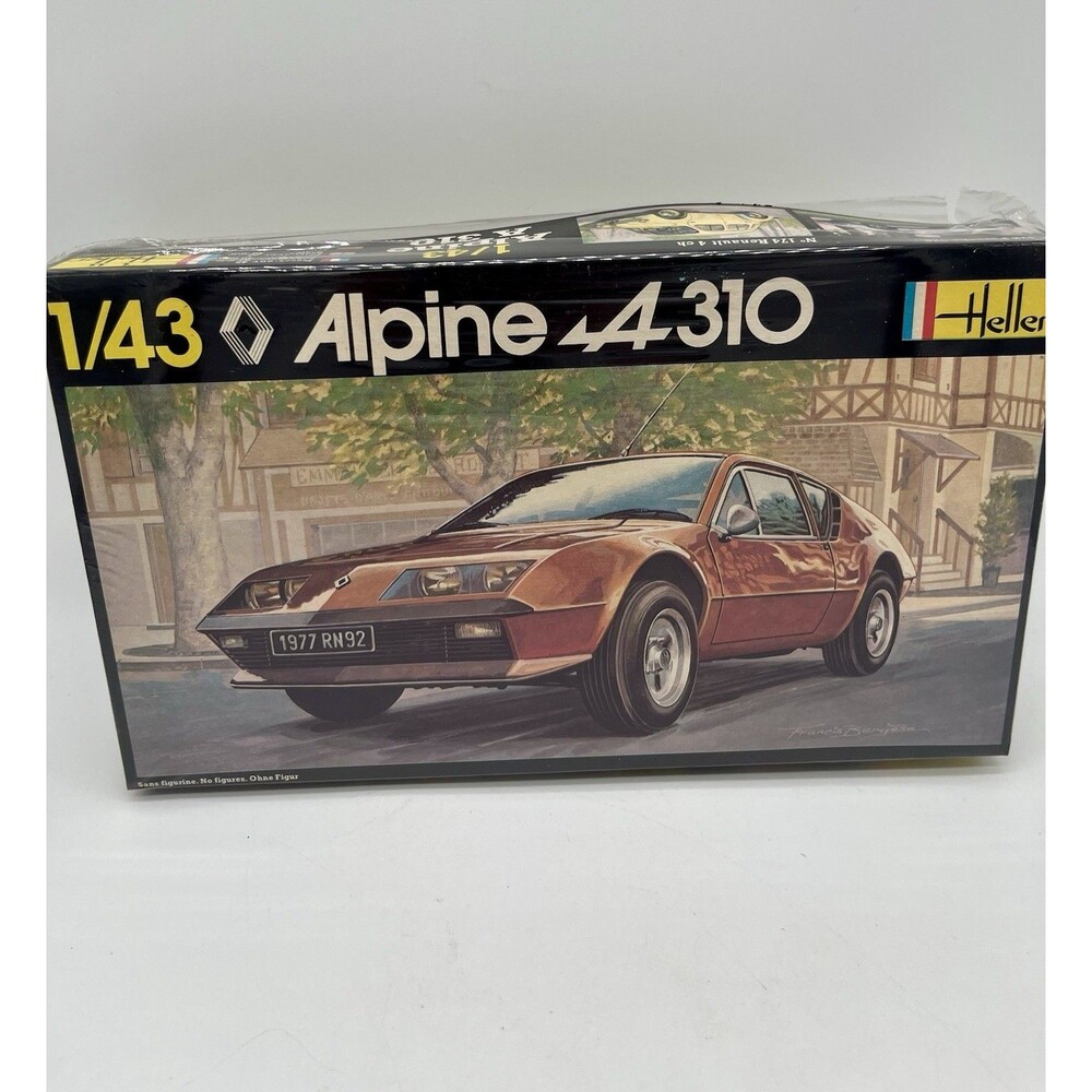 Vintage VTG Heller 1/43 Scale Alpine A310 Car plastic model Kit New Sealed NIB